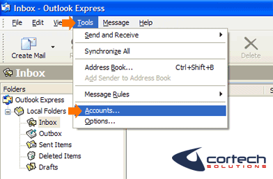 Tools - Outlook Express