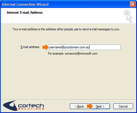 Email Address - Outlook Express